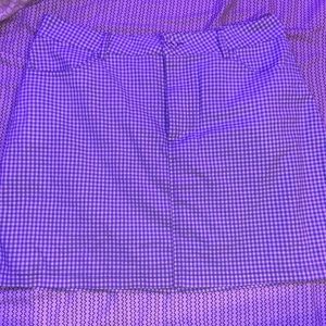 FOREVER 21 SKIRT PLAD BLUE AND WHITE💝